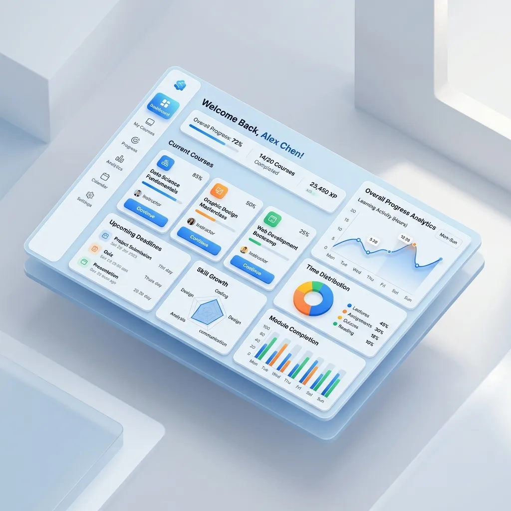 Portfolio: Tabis LMS custom software interface